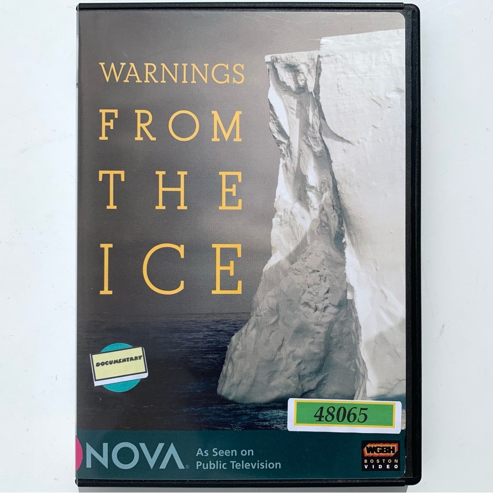 Warnings From the Ice DVD NOVA 783421277793 Antarctic ice melting climate change